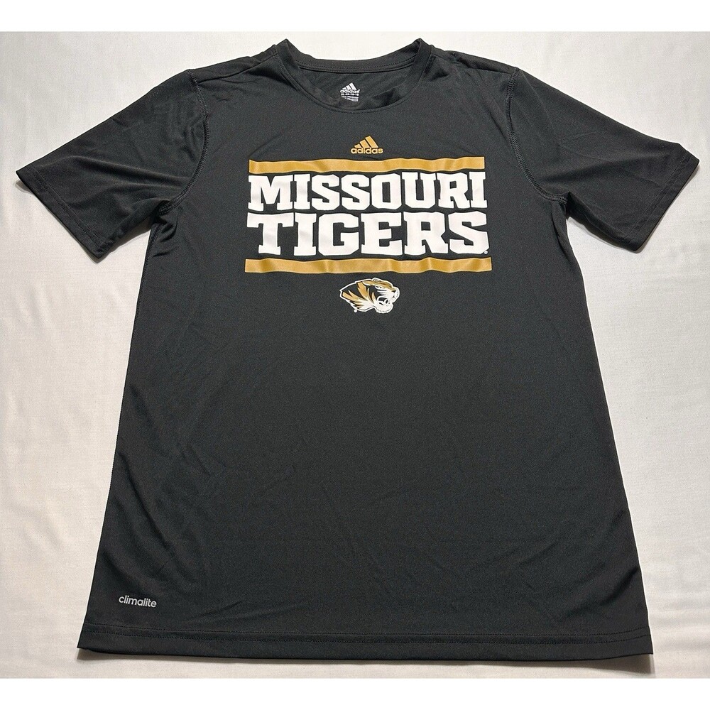 Missouri Tigers Youth Adidas Shirt Size XL Short Sleeve NCAA Climalite 2014